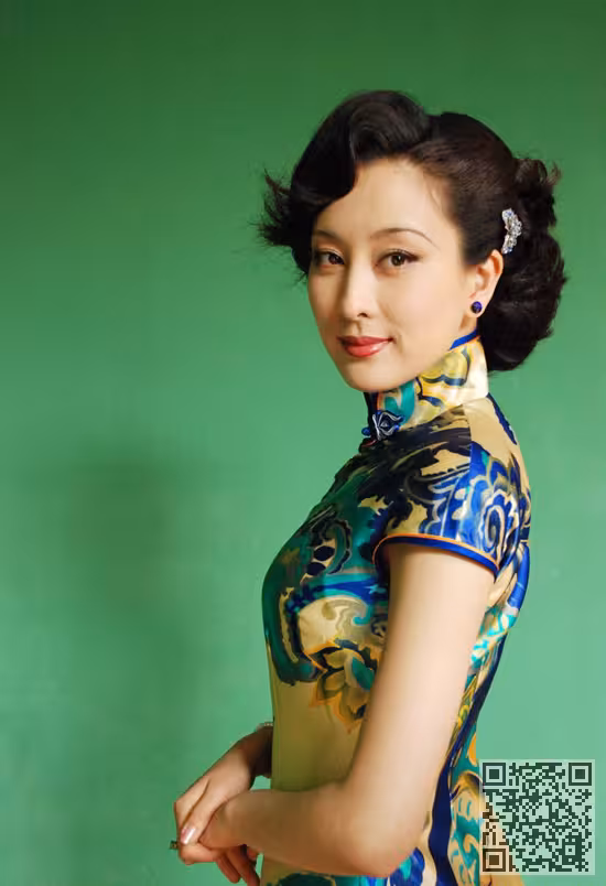 演员、马苏、旗袍摄影