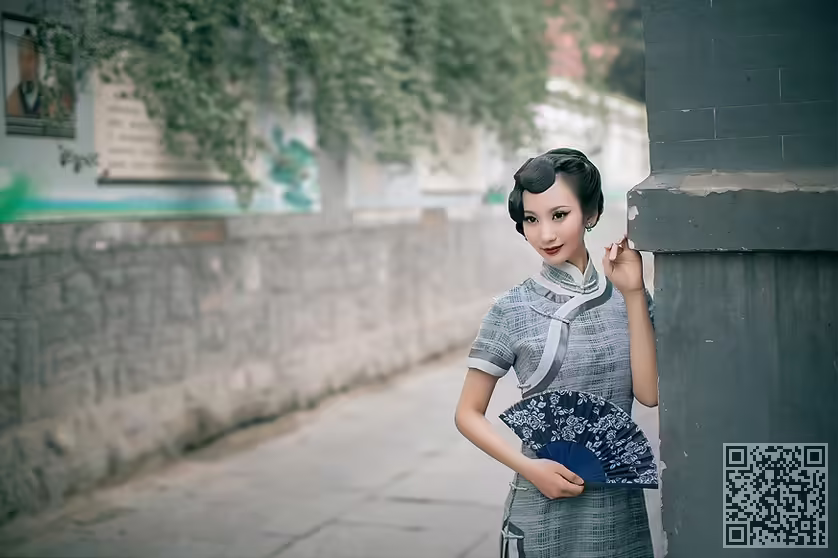 古典、旗袍美女