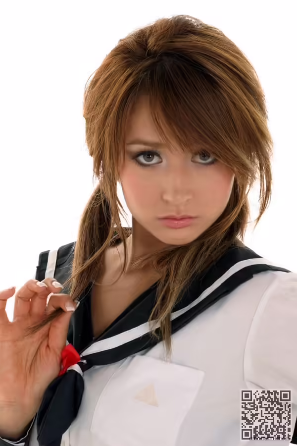 混血、美女、莉亚・迪桑、学生、制服