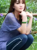 在台湾超级聪明的选美皇后素描高清照片