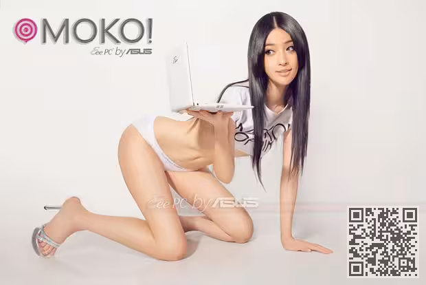 华硕广告美女代言精品图