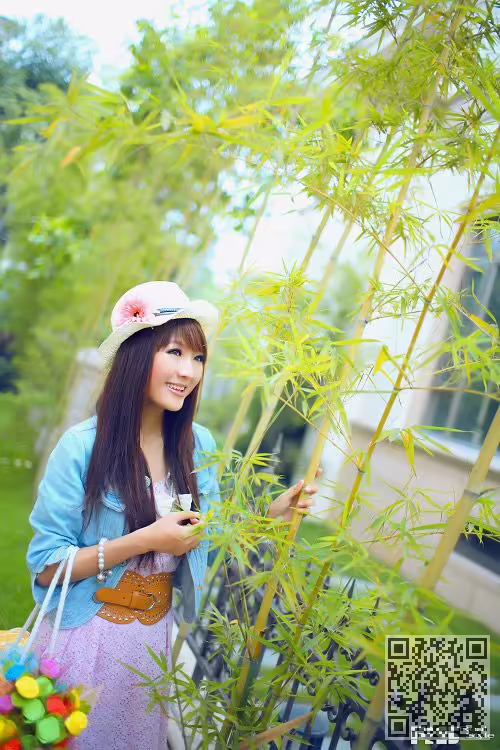 春天、美女