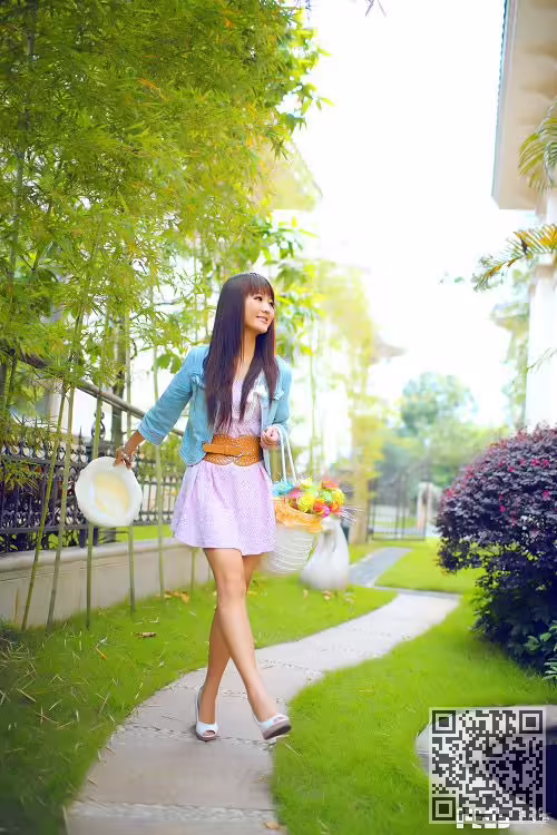 春天、美女