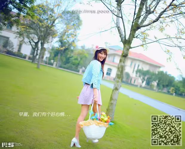 春天、美女