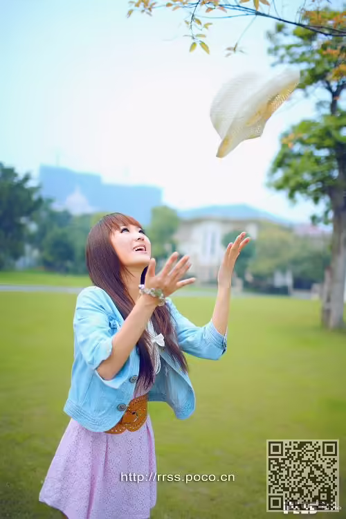 春天、美女