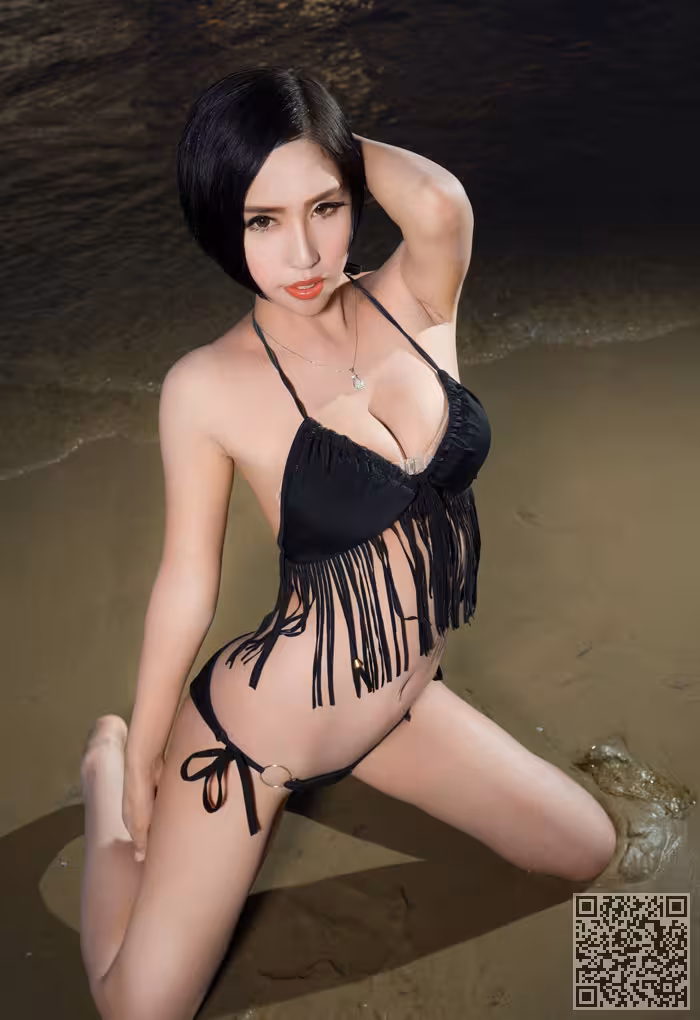 人体艺术美模娜依灵儿女巫装玩性感