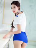 兔子郑瑞希蓝领制服性感诱惑