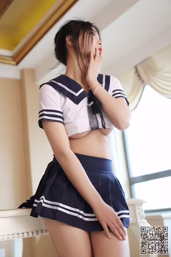 美女、学生制服、性感、美乳