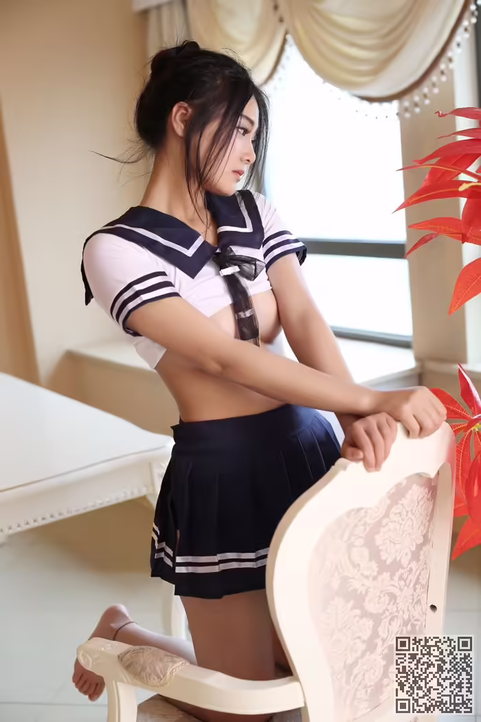 美女、学生制服、性感、美乳