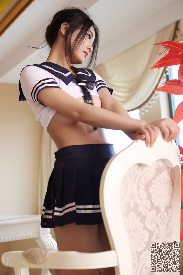 美女、学生制服、性感、美乳