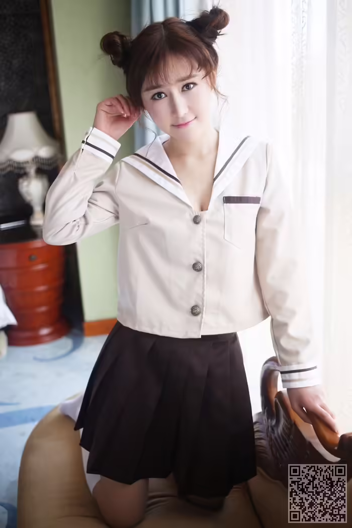 少女、小珂、白丝、制服诱惑