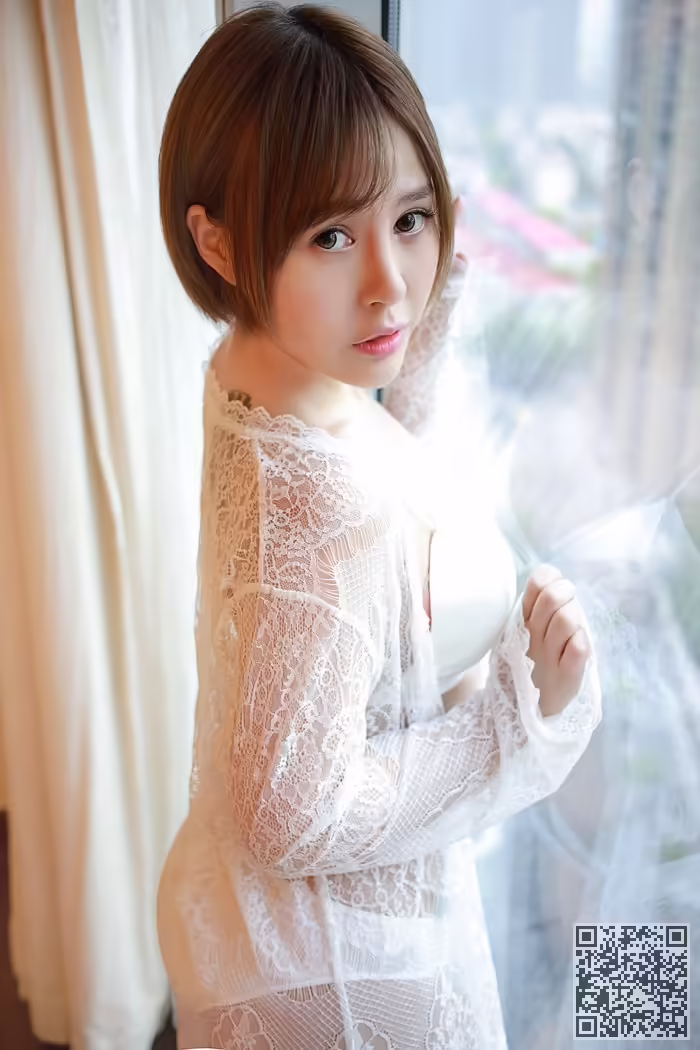 女神、艾莉、镂空、内衣、酥胸