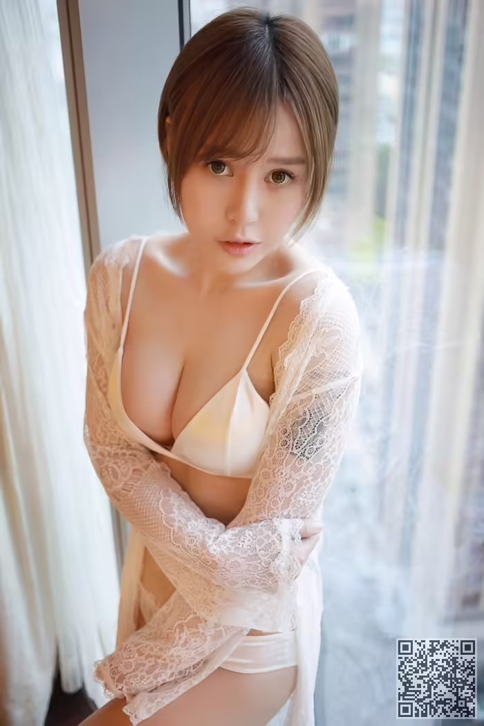 女神、艾莉、镂空、内衣、酥胸