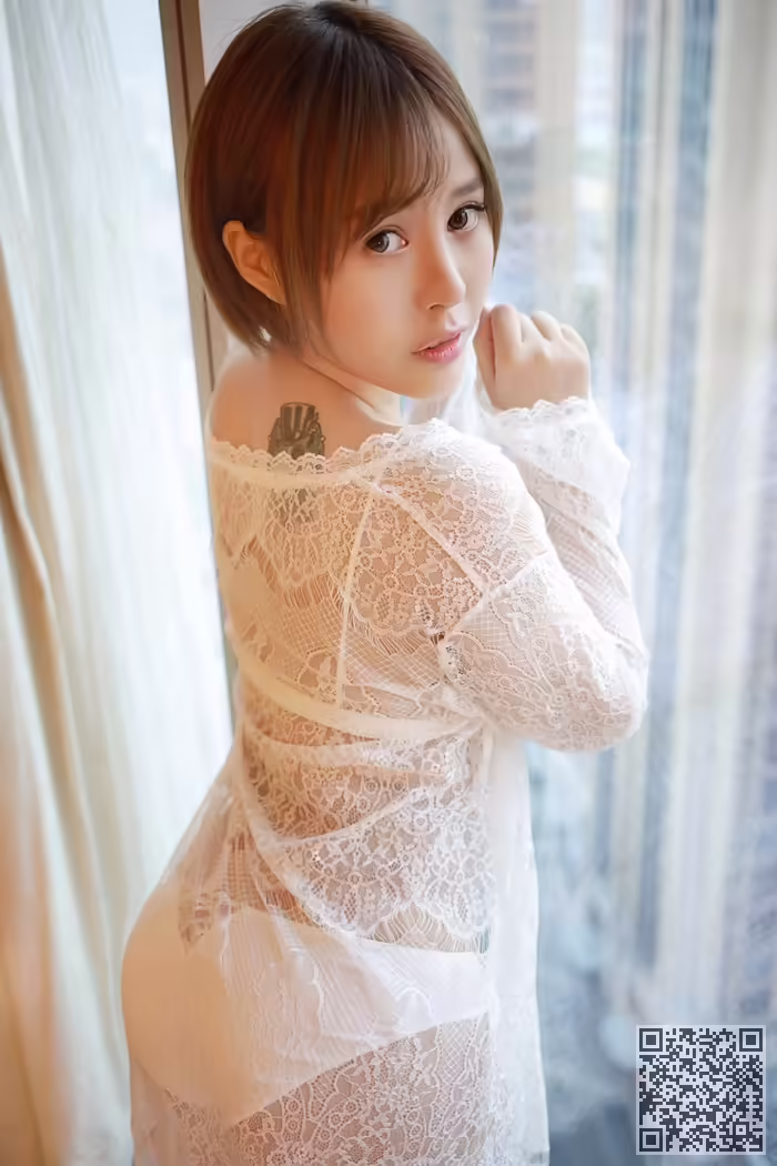 女神、艾莉、镂空、内衣、酥胸