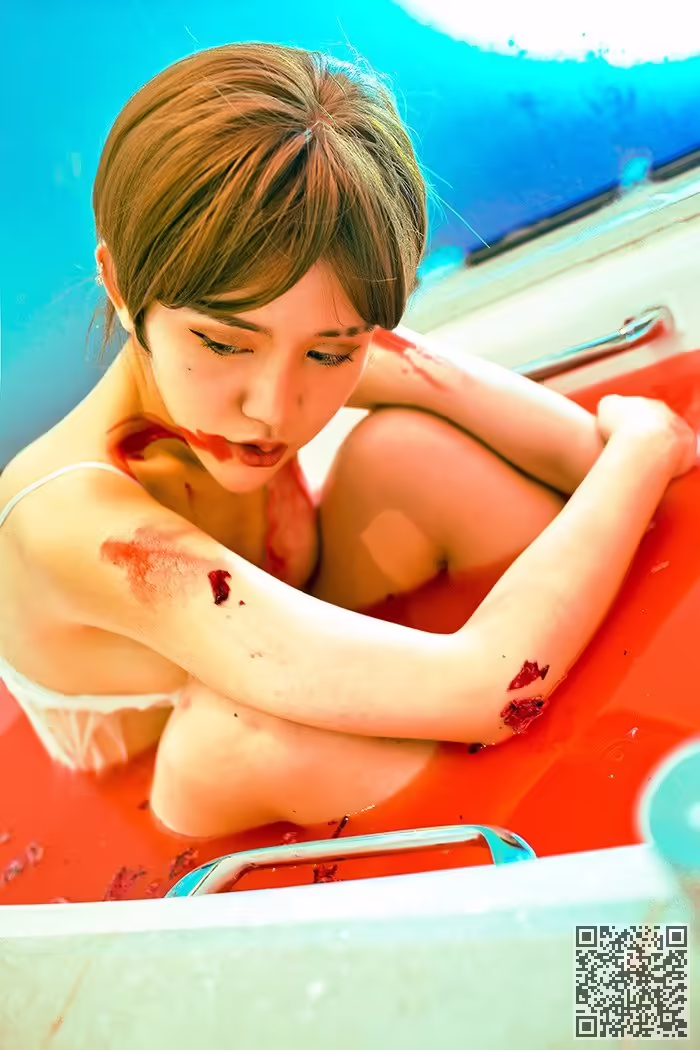 人妻、湿身、美艳