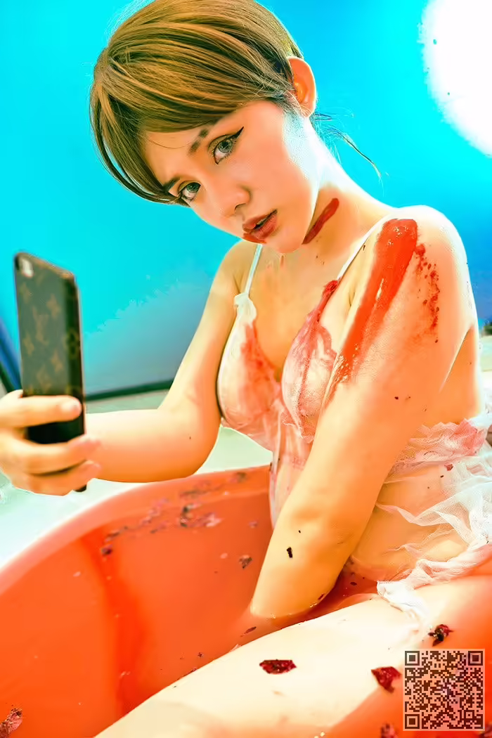 人妻、湿身、美艳