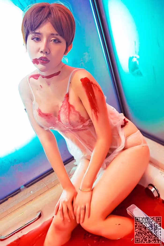 人妻、湿身、美艳