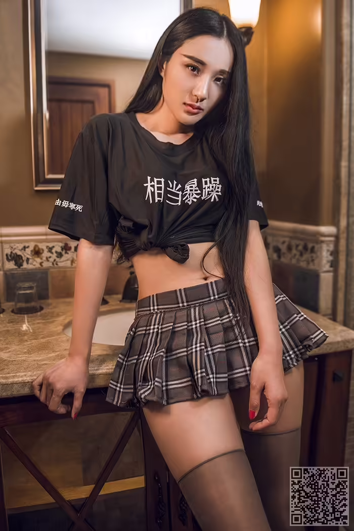 宅男女神、涟漪、制服、黑丝