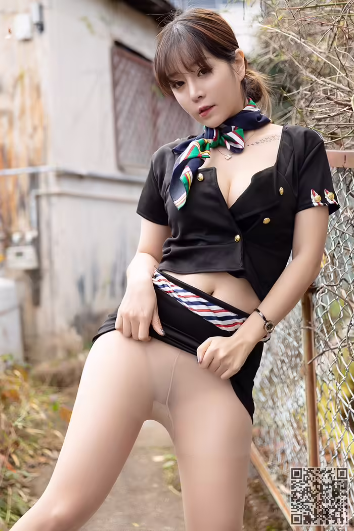 尤物、王雨纯、空姐、制服美乳