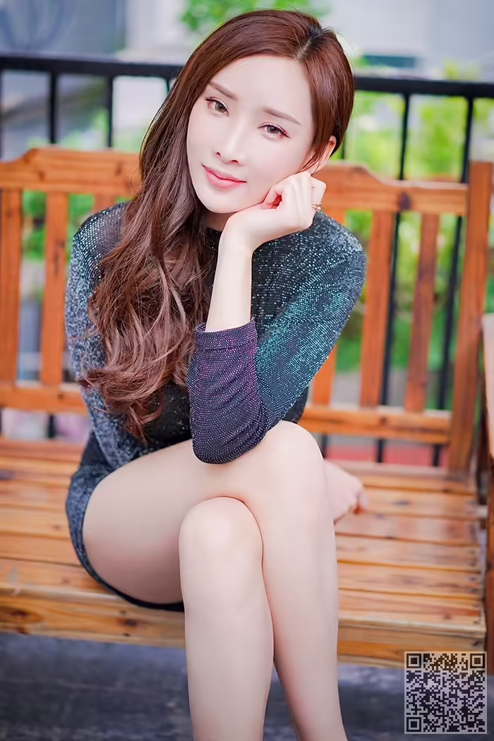 美妇、周妍希、镂空、黑纱裙