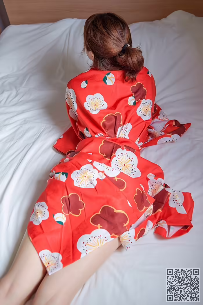 美人、黄乐然、性感、和服