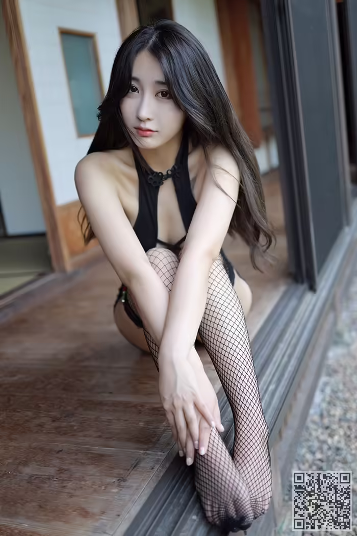 女神、林子欣、黑丝、网袜、美乳