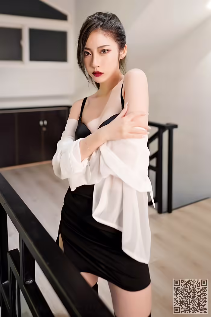 发情、贾诗晗、情趣、黑丝
