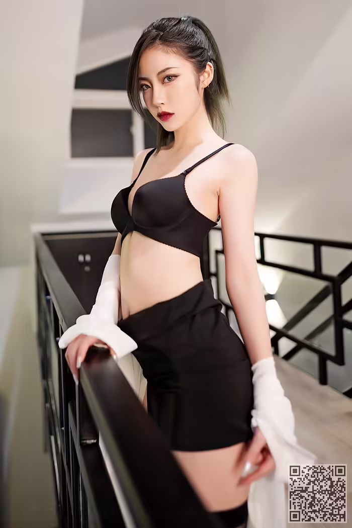 发情、贾诗晗、情趣、黑丝
