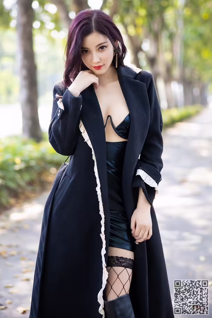 车模、杨晨晨、网袜、美脚