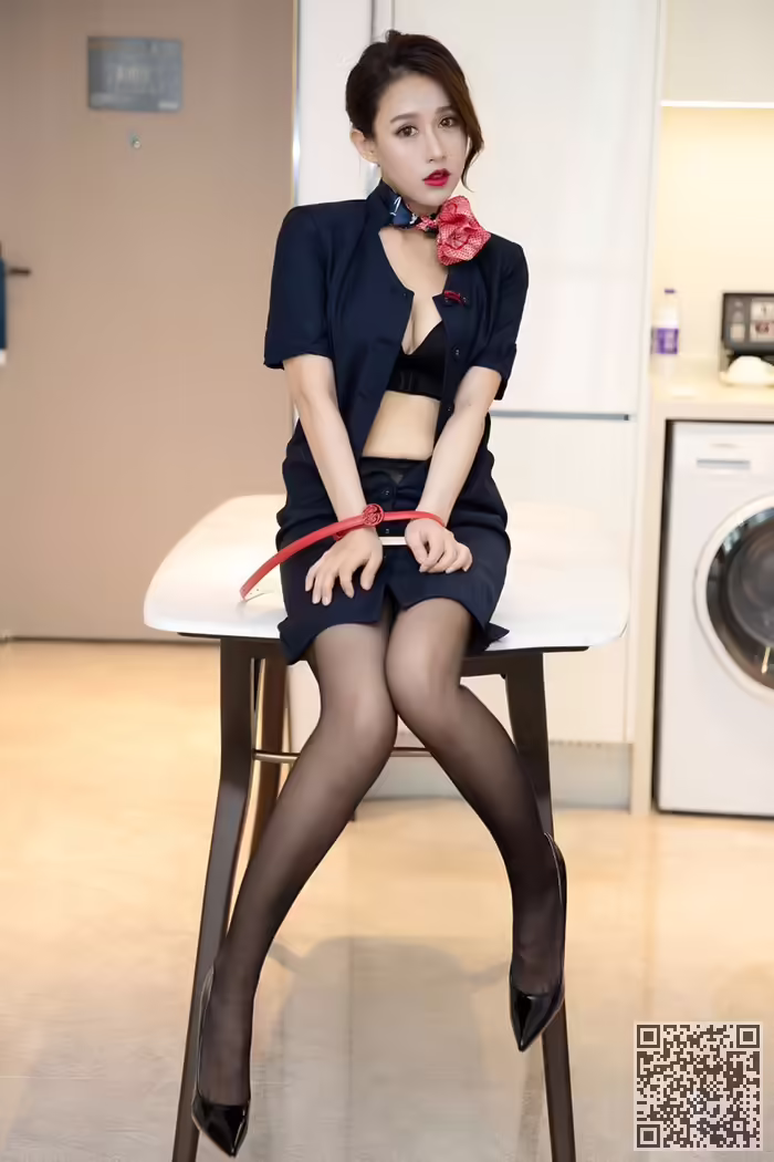 空姐、徐安安、黑丝、高跟、制服诱惑
