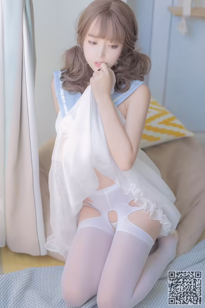 宅男女神、米线线、开档丝袜、美乳