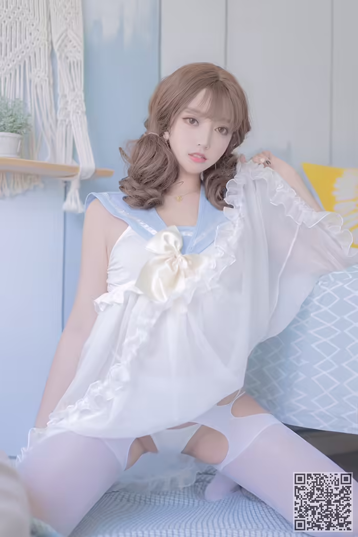 宅男女神、米线线、开档丝袜、美乳