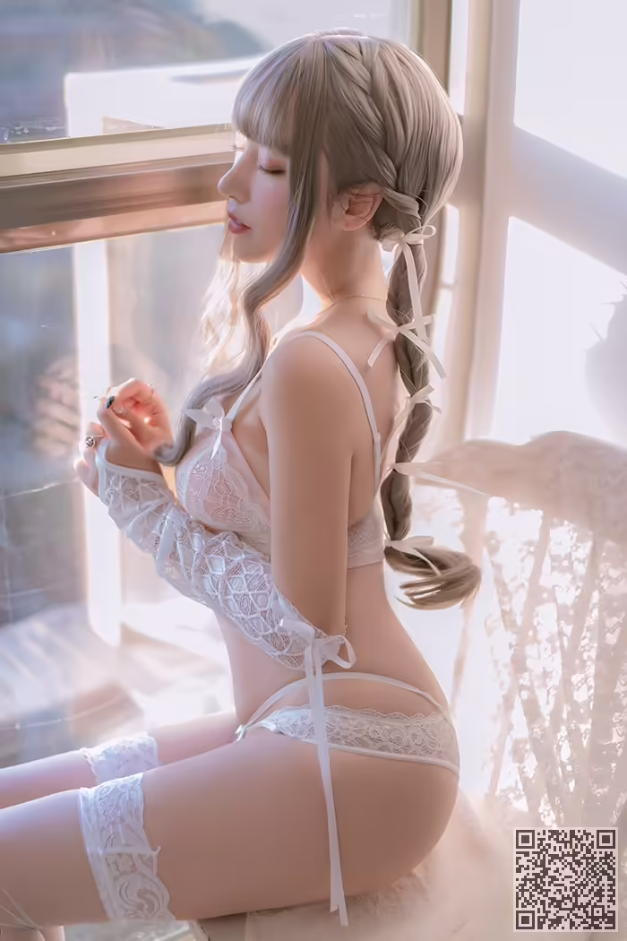 COS、少女、米线线、性感美乳