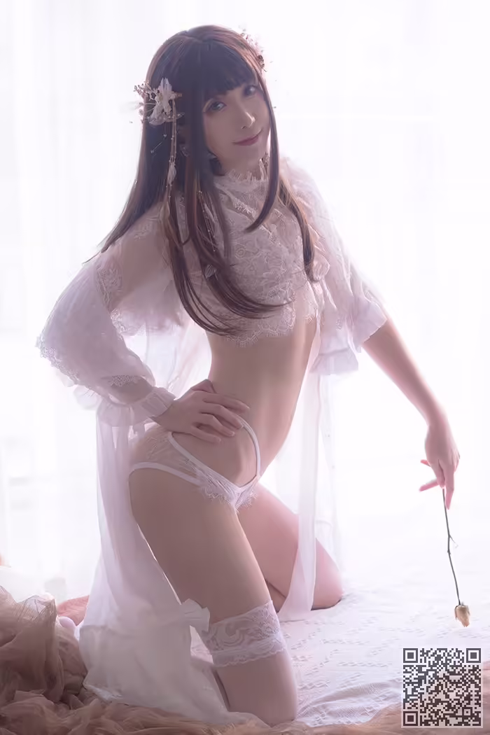 仙女妹妹、翎柒、蕾丝、镂空睡衣