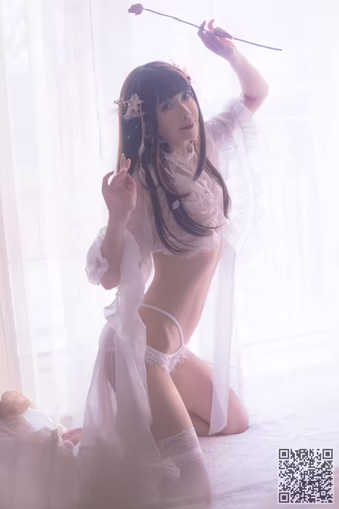 仙女妹妹、翎柒、蕾丝、镂空睡衣