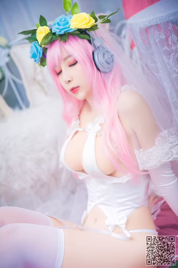 花花仙子、小酥酱、白丝、高跟、美乳、侧漏