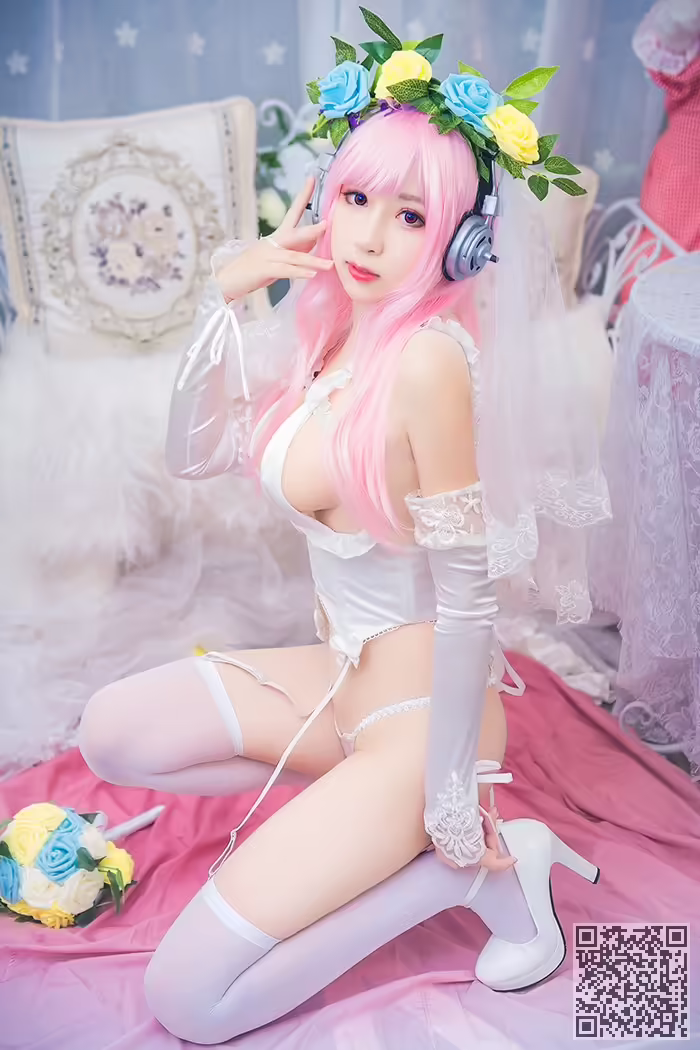 花花仙子、小酥酱、白丝、高跟、美乳、侧漏