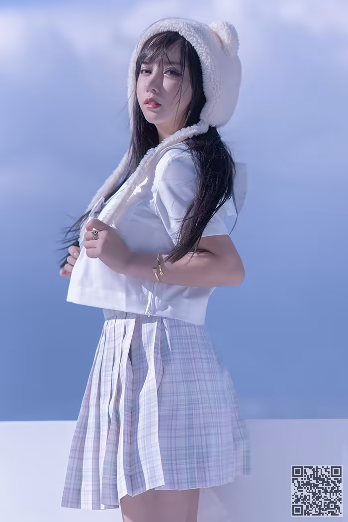 思春期少女、米线线、JK制服、美腿