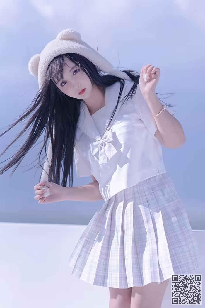 思春期少女、米线线、JK制服、美腿
