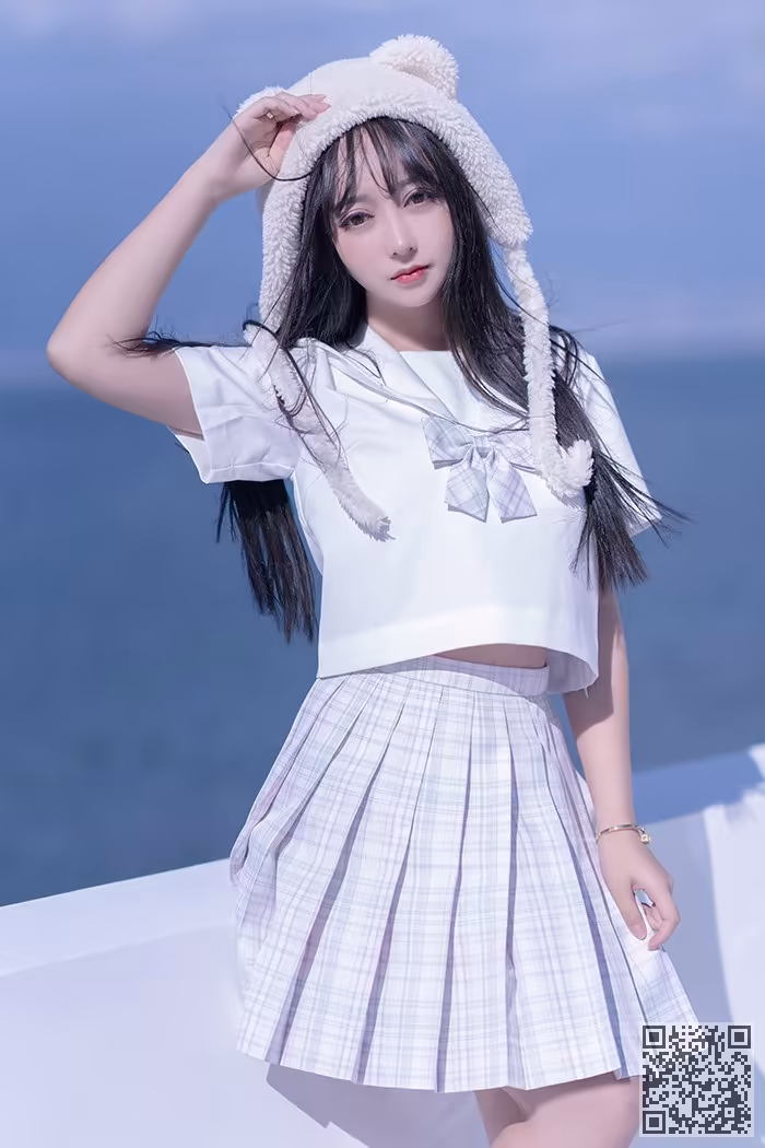 思春期少女、米线线、JK制服、美腿