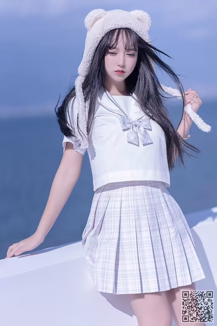 思春期少女、米线线、JK制服、美腿