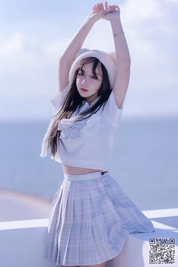 思春期少女、米线线、JK制服、美腿