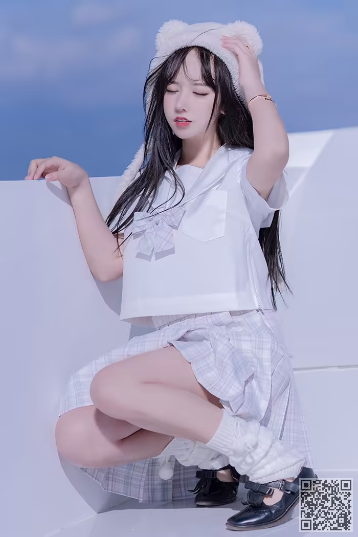 思春期少女、米线线、JK制服、美腿