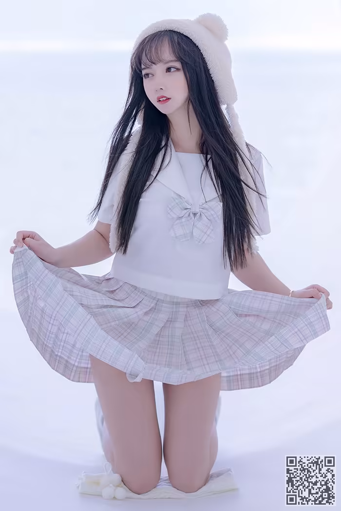 思春期少女、米线线、JK制服、美腿