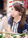 女仆妹子沈乔乔羞涩游江南