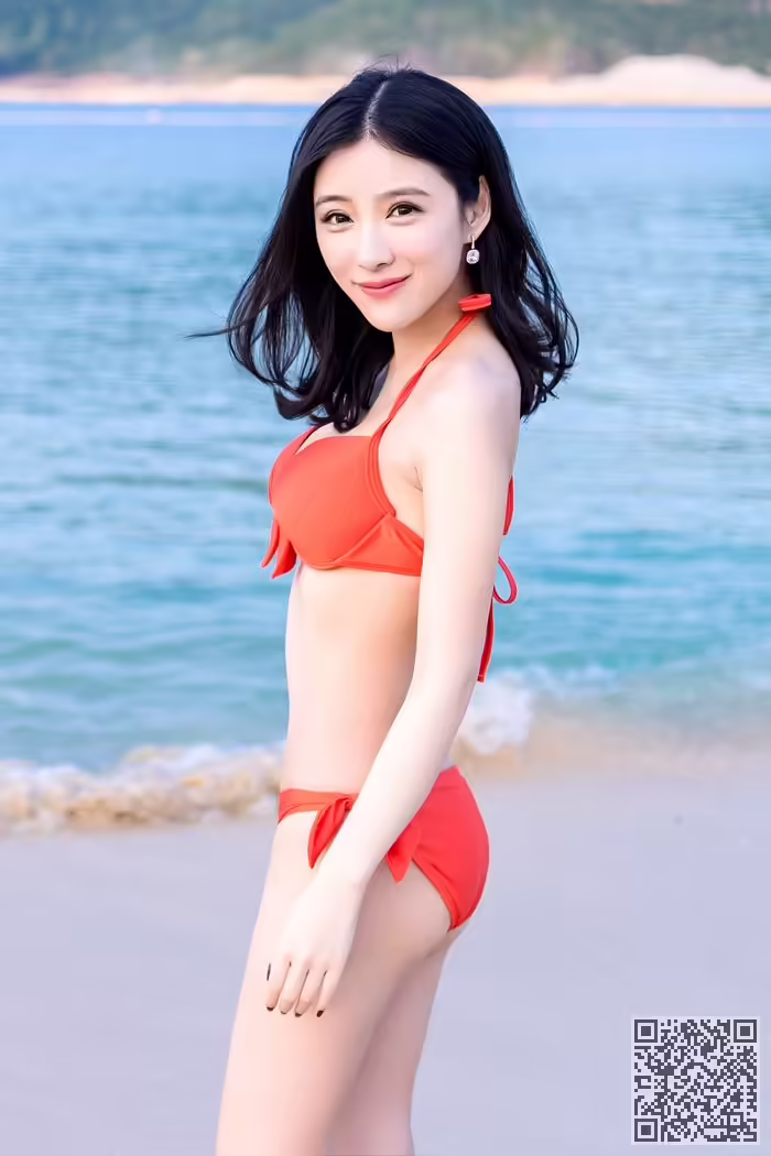 气质美女、施亿佳、美背