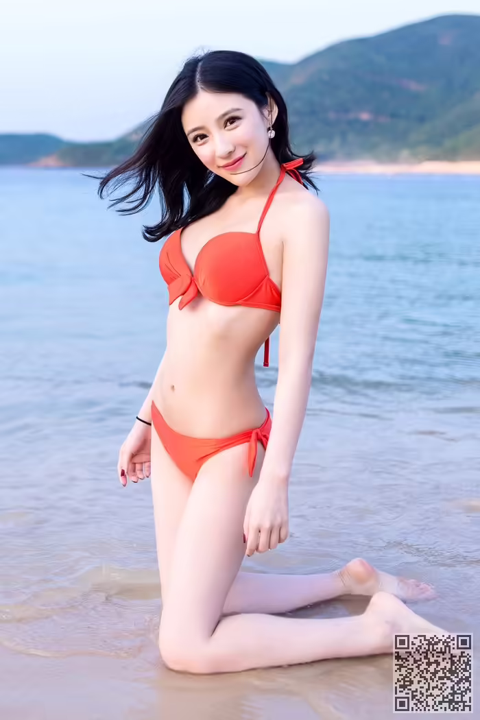 气质美女、施亿佳、美背