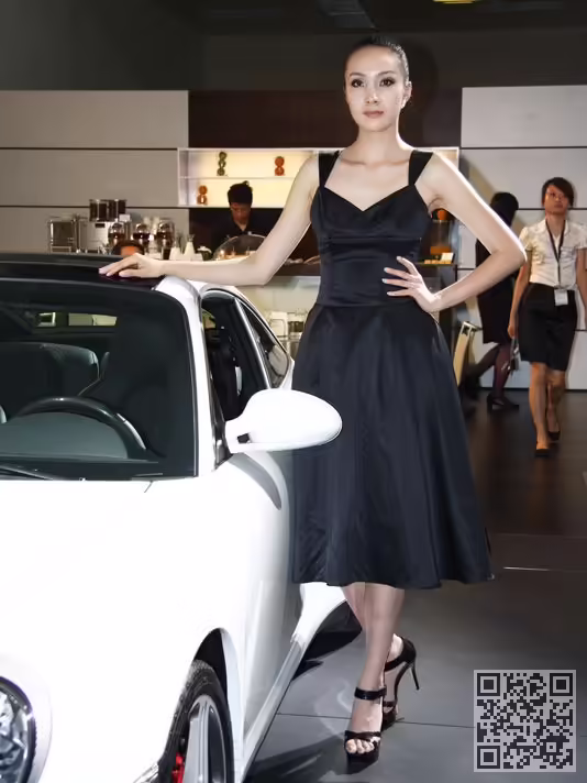 保时捷、美女
