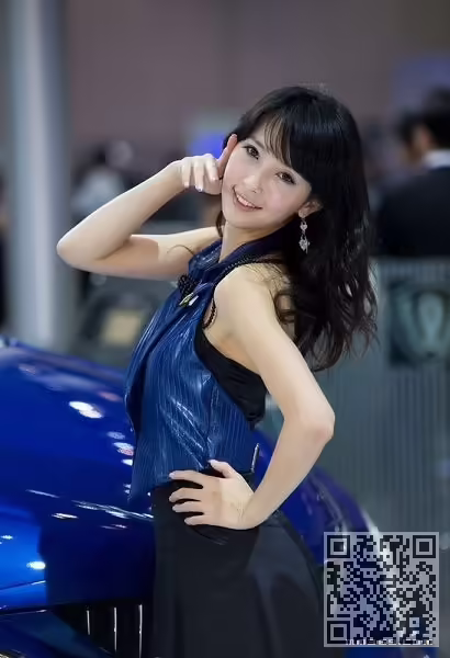 韩国、清纯、车模、申善雅