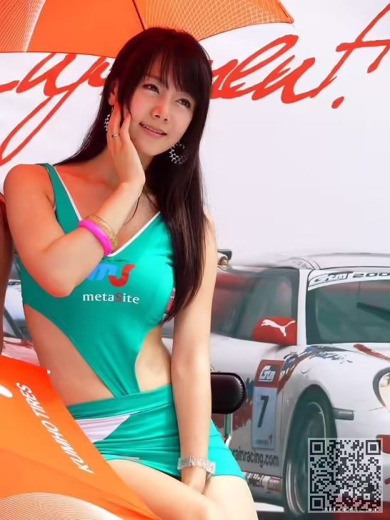 韩国、美女、性感车模、严智言